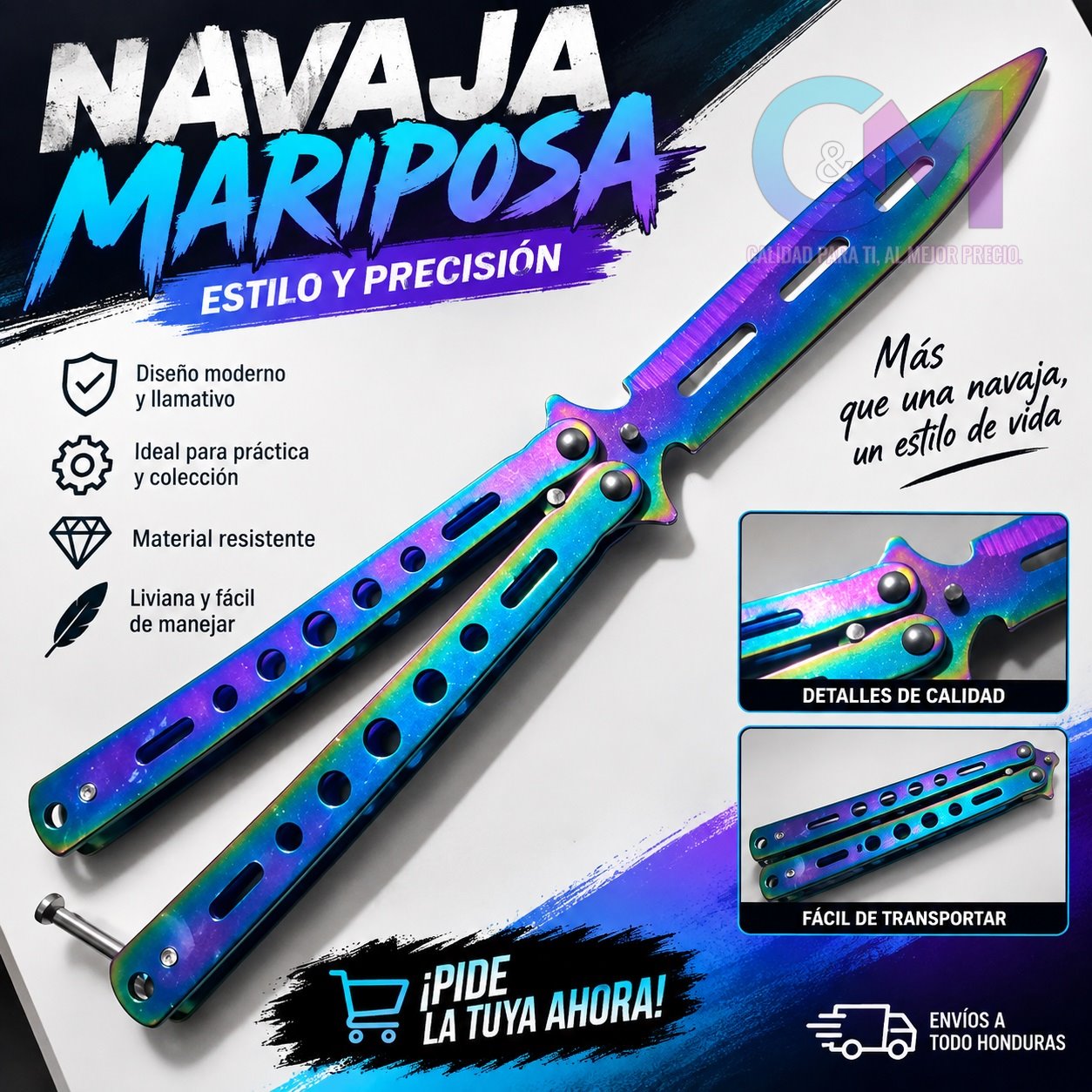 NAVAJA TORNASOL MARIPOSA 